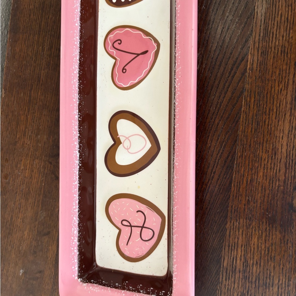 Pink and Brown Heart Wall Decor - Picture 3 of 10